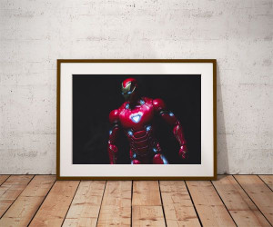 Iron Man Ver2 - plakat 100x70 cm