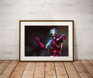 Iron Man Ver1 - plakat 100x70 cm