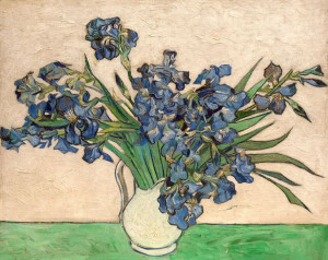Irysy, Vincent van Gogh - plakat 100x70 cm