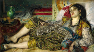 Odalisque, Auguste Renoir - plakat 100x70 cm