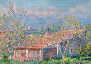 Gardener’s House at Antibes, Claude Monet - plakat