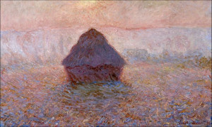 Grainstack sun in the mist google art project, Cla