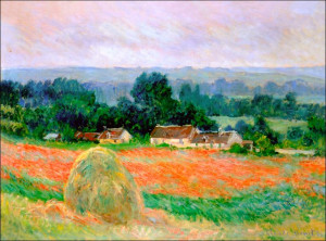 Haystack at giverny 1886, Claude Monet - plakat 10