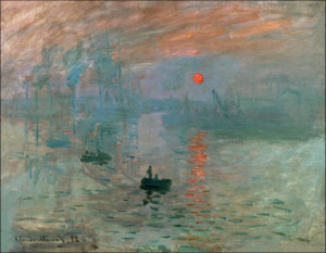 Impresja Wschód Słońca, Claude Monet - plakat 100x