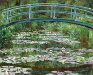 Japoński mostek w Giverny, Claude Monet - plakat 1