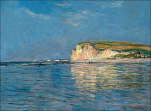 Low Tide at Pourville, near Dieppe, 1882, Claude M