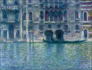 Palazzo da Mula, Venice, Claude Monet - plakat 100