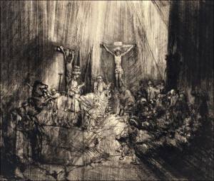 Christ Crucified Between the Two Thieves  The Thre