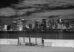 Nowy Jork, Liberty State Park - plakat 100x70 cm