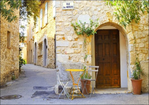 Mougins Village, Prowansja,Francja - plakat 100x70