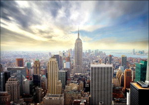 Manhattan, New York - plakat 100x70 cm