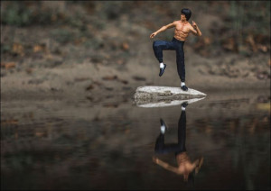 Bruce Lee III - plakat 100x70 cm