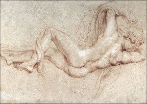Hermaphrodite, Rubens - plakat 100x70 cm