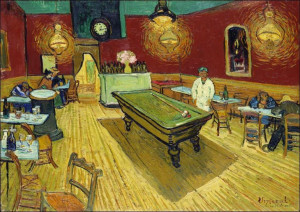 Le café de nuit, Vincent Van Gogh - plakat 100x70
