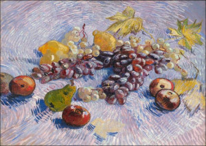 Grapes, Lemons, Pears, and Apples, Vincent Van Gog