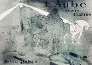 L’Aube, Henri De Toulouse-Lautrec - plakat 100x70