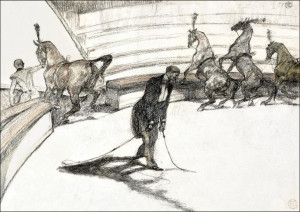 At the Circus: Free Horses, Henri De Toulouse-Laut