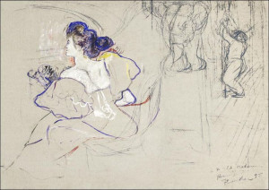 Madame Thadée Natanson, Henri De Toulouse-Lautrec