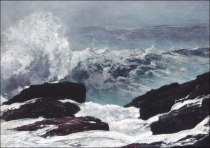 Northeaster, Winslow Homer - plakat 100x70 cm