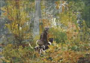 On the Trail, Winslow Homer - plakat 100x70 cm