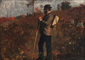 Man with a Knapsack, Winslow Homer - plakat 100x70