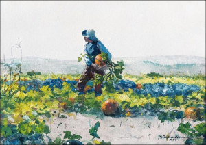 For to Be a Farmer’s Boy, Winslow Homer - plakat 1