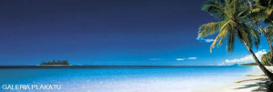 Poranek na Plaży - plakat 158x53 cm
