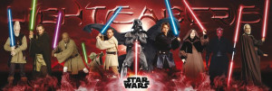 Star Wars Gwiezdne Wojny Miecze Świetlne - plakat