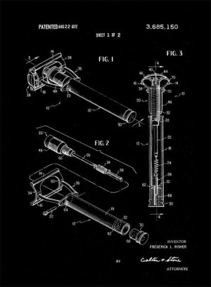 Patent Maszynka do Golenia Projekt 1972 - retro pl
