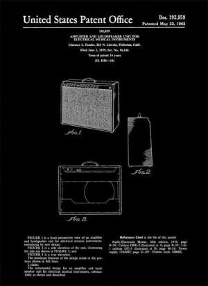 Patent Fender Guitar Amplifier Wzmacniacz Gitarowy