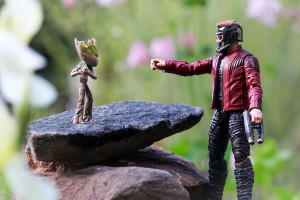 Star Lord i Groot - plakat 100x70 cm