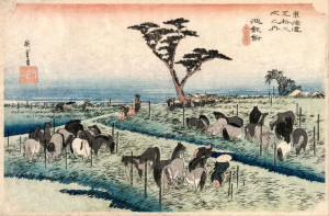 The Fifty-Three Stations of the Tokaido Chiryu, Hi