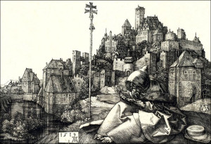 Saint Anthony Reading, Albrecht Durer - plakat 100