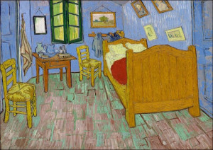 The Bedroom, Vincent Van Gogh - plakat 100x70 cm