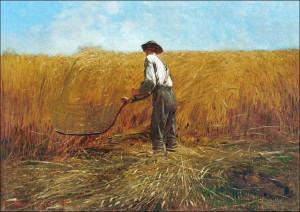 The Veteran in a New Field, Winslow Homer - plakat