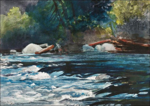 The Rapids, Hudson River, Adirondacks, Winslow Hom