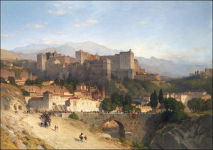 The Hill of the Alhambra, Granada, Samuel Colman -