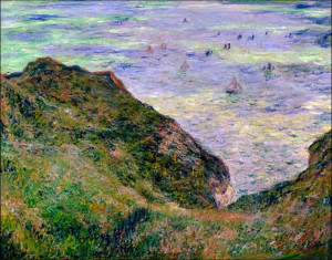 View over the sea 1882, Claude Monet - plakat 100x