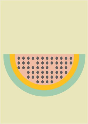 Arbuz - plakat 20x30 cm