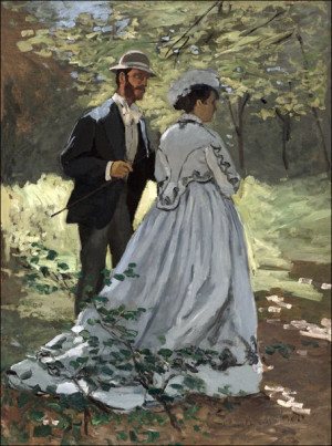 Bazille and Camille (Study for Déjeuner sur l’Herb