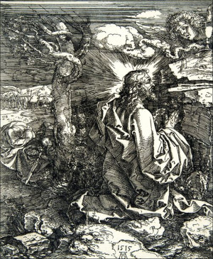 Agony in the Garden, Albrecht Durer - plakat 21x29