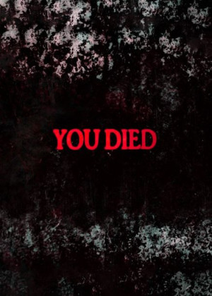 Dark Souls - YOU DIED - plakat 29,7x42 cm