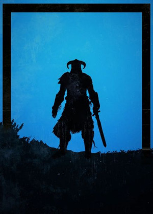 Dawn of Heroes - Dragonborn, Skyrim - plakat 20x30