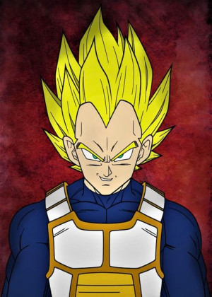 Dragon Ball - Vegeta - plakat 21x29,7 cm