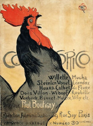 Cocorico - Théophile Alexandre Steinlen - plakat 2