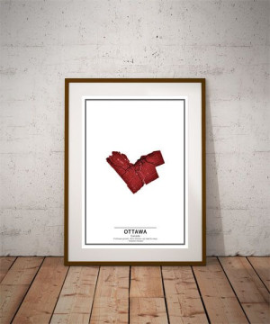 Crimson Cities - Ottawa - plakat 20x30 cm