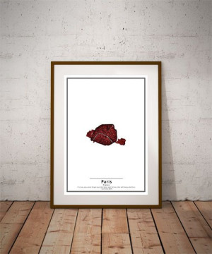 Crimson Cities - Paris - plakat 20x30 cm