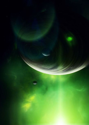 Deep Space, Gershwin - plakat 29,7x42 cm