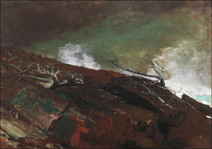 Coast of Maine, Winslow Homer - plakat 29,7x21 cm