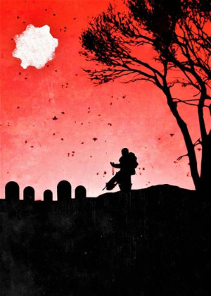 Gears of War Vintage Poster - plakat 21x29,7 cm